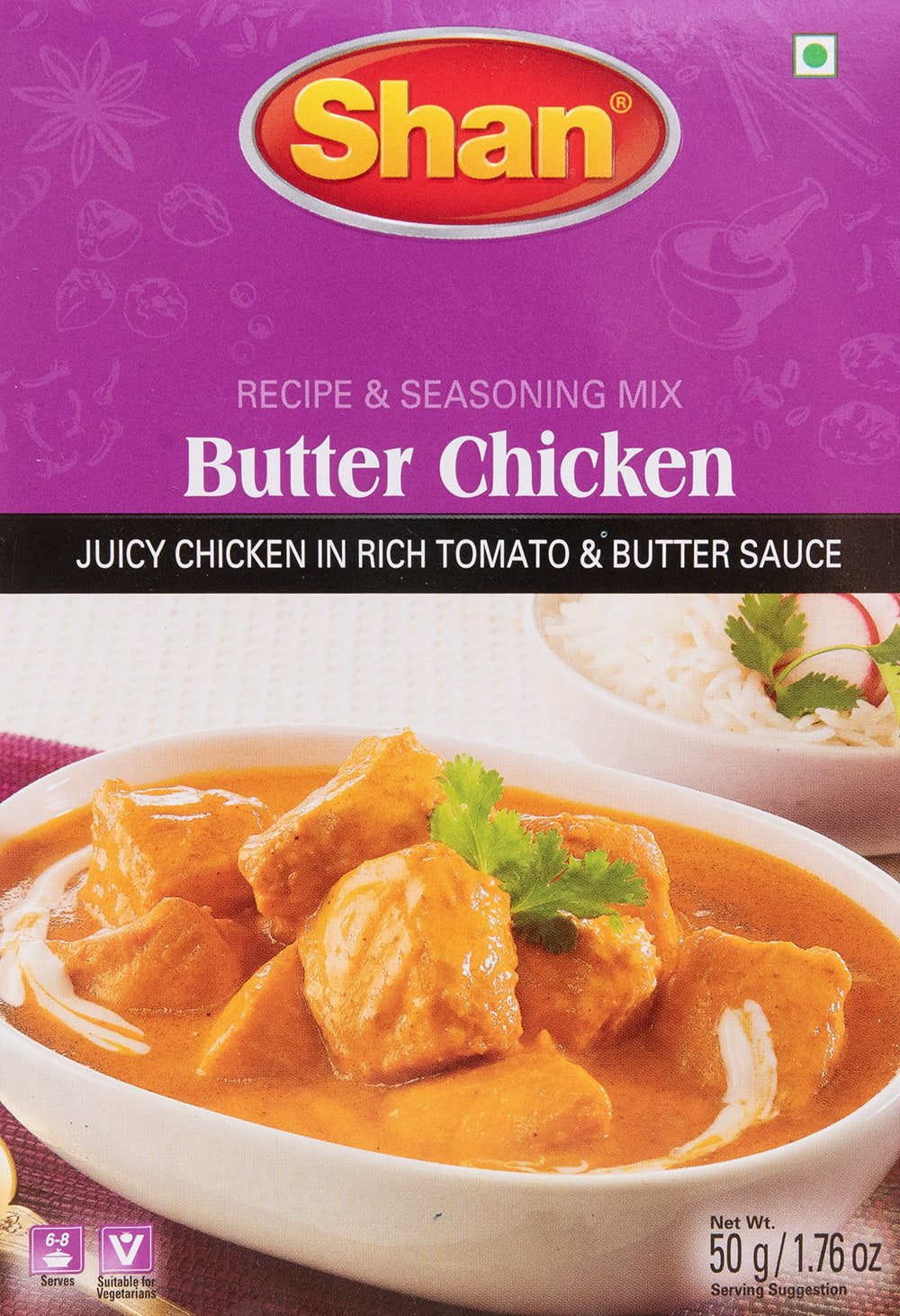 バターチキン スパイス ミックス Butter Chicken PECIPE ＆ SEASOING MIX 50g 【Shan】 / パキスタン料理 カレー Foods ( シャン フーズ