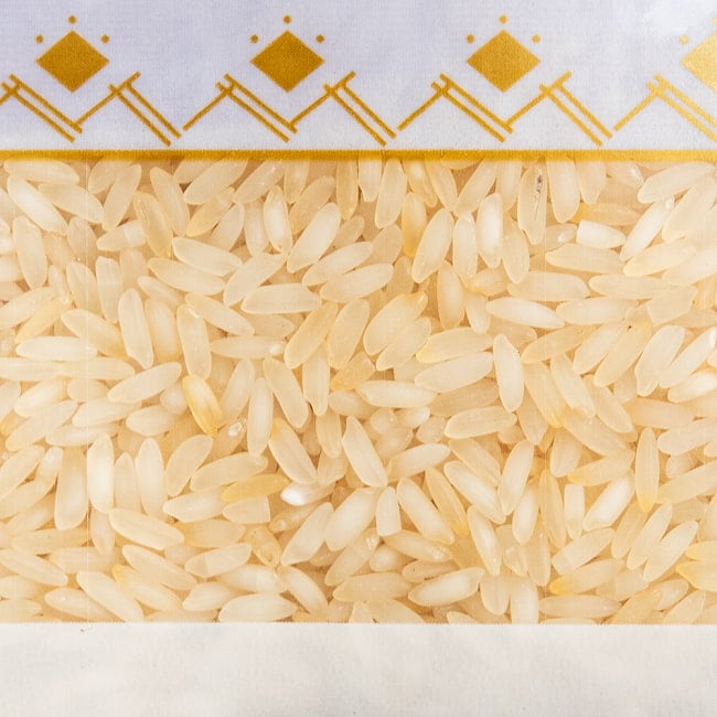 ポンニライス 1kg 南インドのミールスに使われる短粒米 PONNI BOILED RICE 3 - パーボイルされた短粒種です。