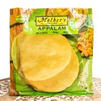 【Mother's Recipe】アッパラム Appalam 100g 南インドスタイルのパパド