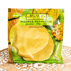 【Mother's Recipe】マドラス パパダム Madras Pappadum 100g 南インドスタイルのパパド(ID-SPC-1032)