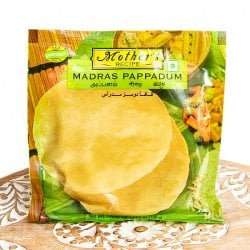 【Mother's Recipe】マドラス パパダム Madras Pappadum 100g 南インドスタイルのパパド