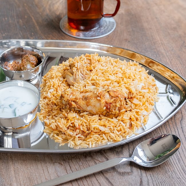 本場のチキンビリヤニの素 -Chicken Biryani Masala【NATIONAL】 4 - こちらのスパイスミックスで、実際にスタッフが作ってみました！