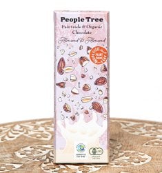 フェアトレード＆オーガニックチョコ・板チョコオーガニック アーモンド＆アーモンド[50g][12個までメール便可]