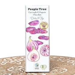 フェアトレード＆オーガニックチョコ・板チョコオーガニック デーツ＆フィグ[50g][12個までメール便可]