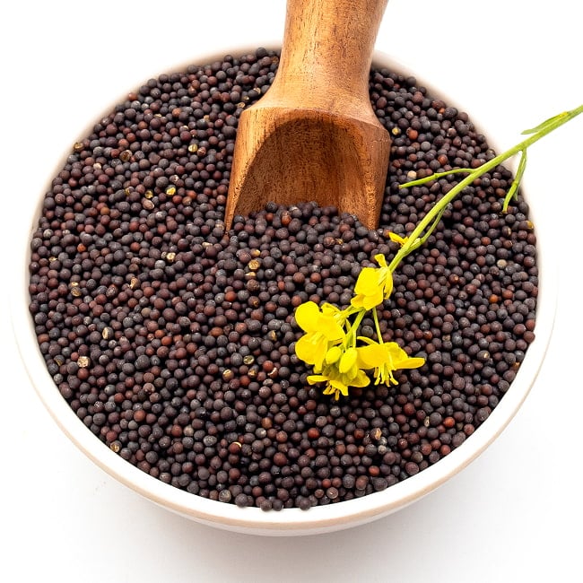 ブラウンマスタードシード 150g - Brown Mustard Seedの写真スパイス, ハーブ, 香辛料, エスニック料理, アジア食材, カレー, 本格スパイス, スパイス料理,, スパイス初心者, 世界のスパイス,  香り豊か, 手作りカレー, インドカレー、パキスタンカレー