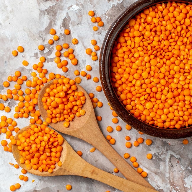 皮なしレンズ豆（全粒）200g - Masoor Red Dal Footballの写真スパイス, ハーブ, 香辛料, エスニック料理, アジア食材, カレー, 本格スパイス, スパイス料理,, スパイス初心者, 世界のスパイス,  香り豊か, 手作りカレー, インドカレー、パキスタンカレー