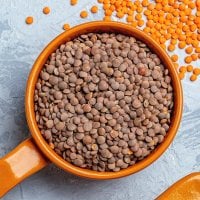 ブラックマスール(皮付きレンズ豆)200g - Black Masoor Whole(ID-SPC-1123)