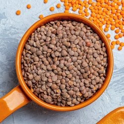 ブラックマスール（皮付きレンズ豆）200g - Black Masoor Whole