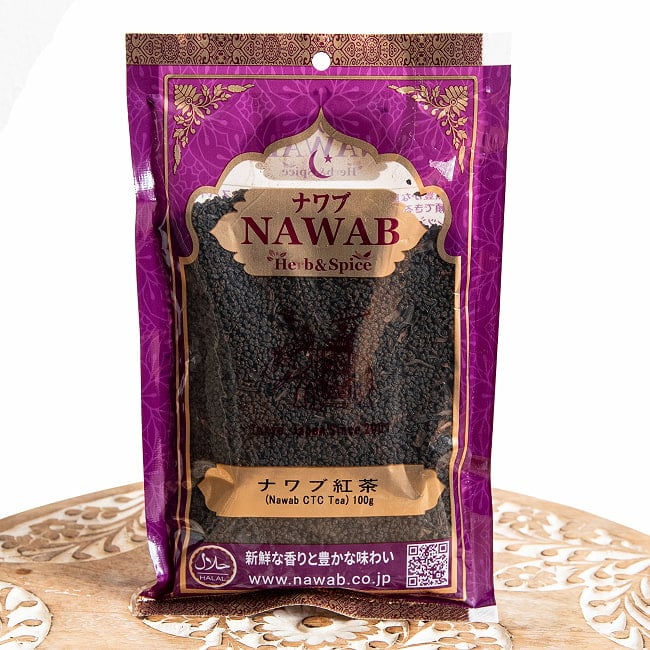 アッサムCTCティー（インド紅茶）100g 2 - 表面です。