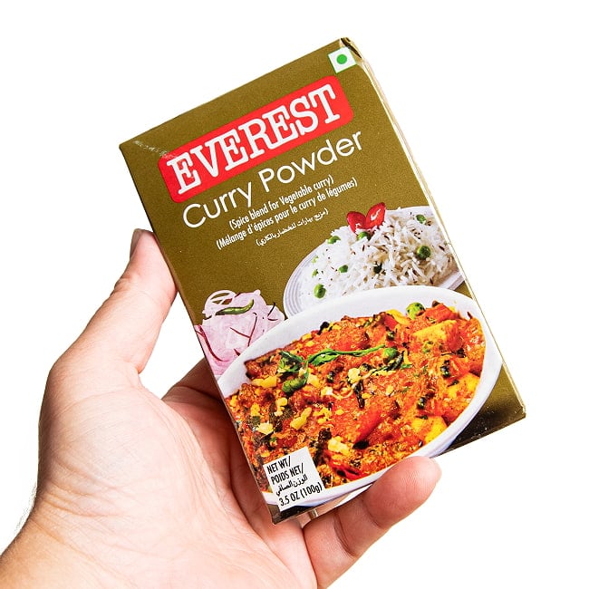 カレーパウダー スパイスミックス 100g【Everest】 3 - これくらいのサイズ感になります。