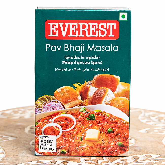 パヴバジ マサラ スパイスミックス 100g【Everest】の写真パヴバジ,パオバジ,ムンバイ,インド屋台,野菜カレー,スパイスミックス,インド料理,じゃがいも,エベレスト,Everest