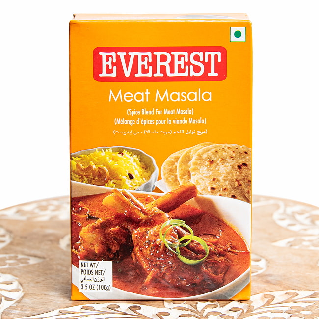 ミートマサラ スパイスミックス 100g【Everest】の写真ミートマサラ,マトンカレー,肉カレー,インドカレー,スパイスミックス,スパイス料理,煮込み料理,インド料理,エベレスト,Everest