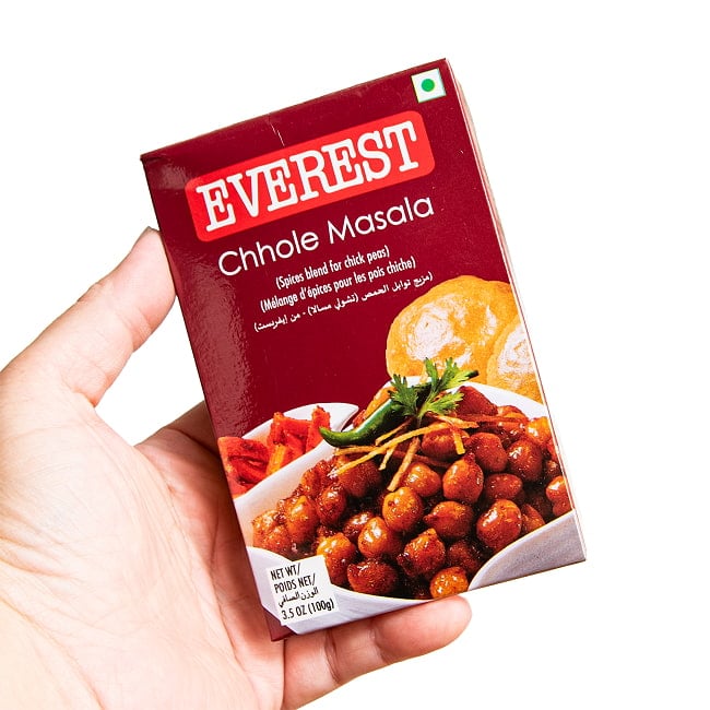 チョレマサラ スパイスミックス 100g【Everest】 3 - これくらいのサイズ感になります。