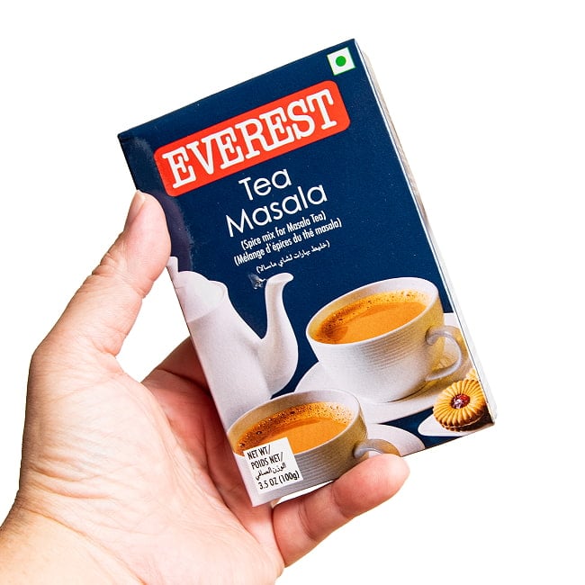 ティーマサラ チャイ用スパイス 100g【Everest】 3 - これくらいのサイズ感になります。