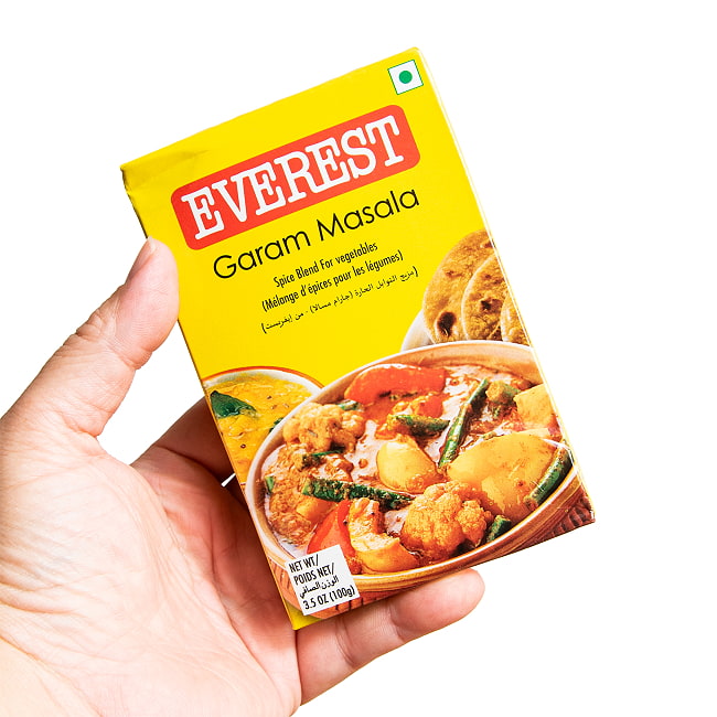ガラムマサラ スパイスミックス 100g【Everest】 3 - これくらいのサイズ感になります。