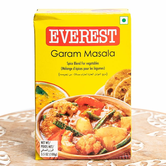 ガラムマサラ スパイスミックス 100g【Everest】の写真ガラムマサラ,インドスパイス,カレー,スパイスミックス,香辛料,カルダモン,クミン,インド料理,エベレスト,Everest