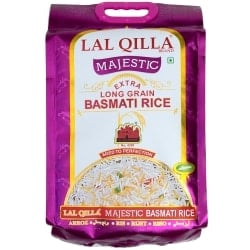 世界で一番長いお米 バスマティライス 高級品 5kg - Basmati Rice  【LAL QILLA Majestic】の商品写真