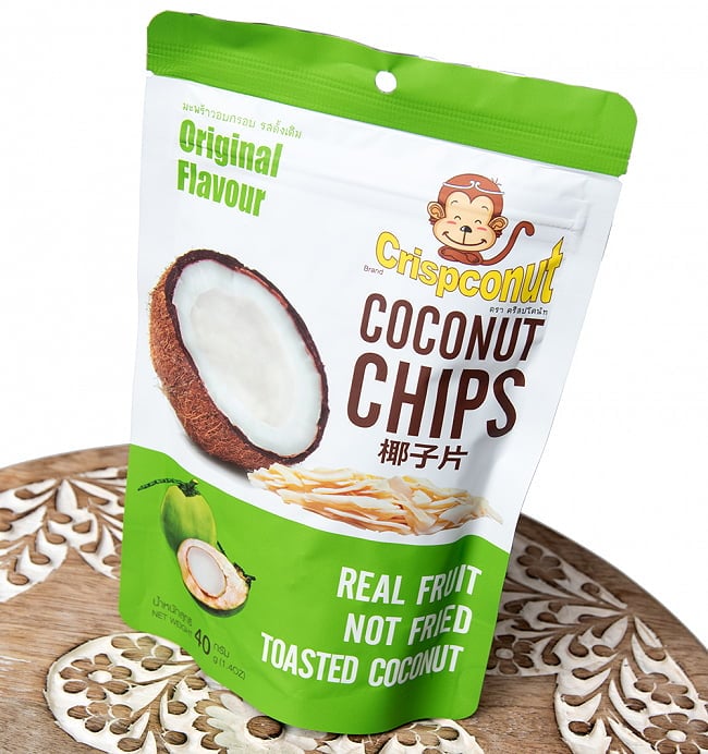 ココナッツチップス  - COCONUTS CHIPS 40g 3 - 斜めから撮影しました