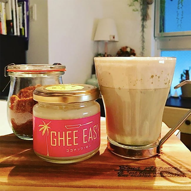 GHEE EASY ココナッツ・ギー100g 9 - コーヒーに