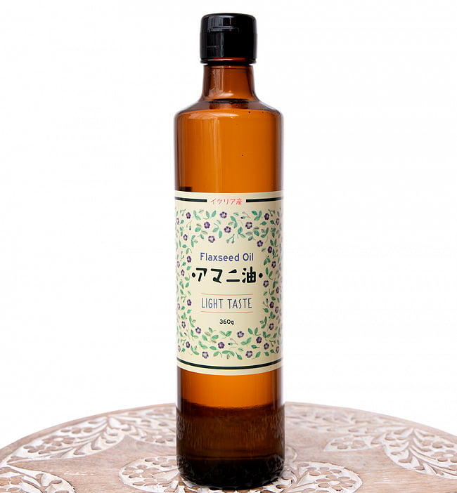 アマニ油 - FLAXSEED OIL 360gの写真