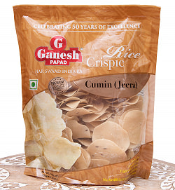 お米のミニ パパド - Rice Crispie Ganesh papad - クミン - Cuminの商品写真