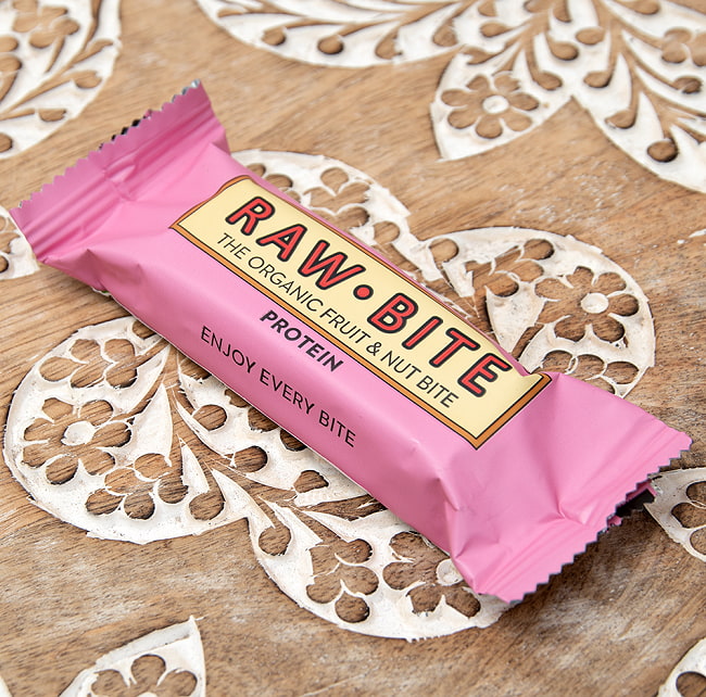 有機フルーツ バー - RAW BITE 50g - PROTEIN - プロテインの写真フルーツバー,ALISHAN,オーガニック,有機食品