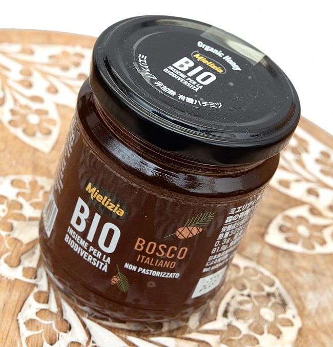 イタリア産 森の有機ハチミツ - BOSCO ITALIANO - BIO - 250g【ミエリツィア Mielizia】 2 - 斜めから撮影しました