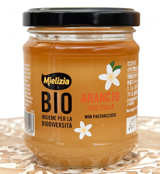 イタリア産 オレンジの有機ハチミツ - ARANCIO SUD ATALIA - BIO - 250g【ミエリツィア Mielizia】の写真