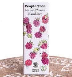 フェアトレード＆オーガニックチョコ・板チョコオーガニック ラズベリー[50g][12個までメール便可]