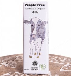 フェアトレード＆オーガニックチョコ・板チョコオーガニック ミルク[50g][12個までメール便可]