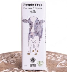 フェアトレード＆オーガニックチョコ・板チョコオーガニック ミルク[50g][12個までメール便可]