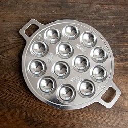 カノムクロック焼き器　タイの屋台菓子　アルミ製焼き型　13個 - サブ2