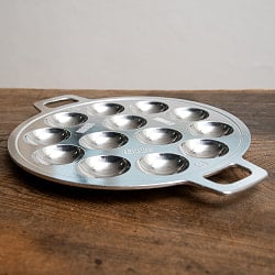 カノムクロック焼き器　タイの屋台菓子　アルミ製焼き型　13個 - サブ5