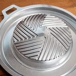 [30cm・着脱式]高品質アルミ製　ムーガタ　 タイの焼き肉しゃぶしゃぶ鍋　焦げ付きにくい - サブ3