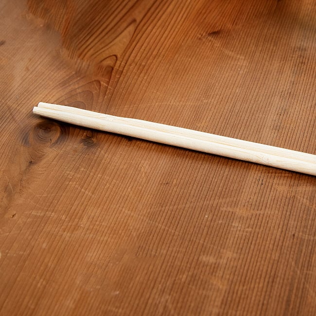 タイの竹箸　70膳セット　アウトドアにも！ 6 - 箸先の様子です