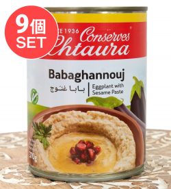 【送料無料・9個セット】ナスのペースト ゴマペースト入り‐ ババガヌージ - Baba Ghannouge 370g【Conserves Chtaura】の商品写真