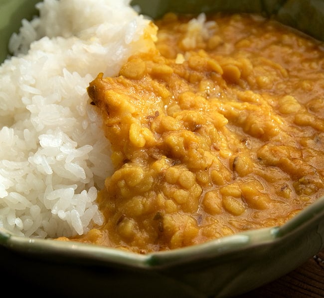 【送料無料・12個セット】ダル　タドカ - Dal Tadka - シンプルなお豆のカレー 【Gits】 7 - 中を開けてみました。優しいお味がとても美味しかったです。