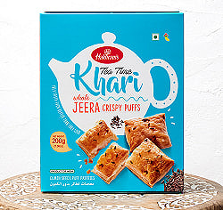 【送料無料・15個セット】クミン味 カリ パイ(200g) - Tea Time Khari WHOLE JEERA CRISPY PUFFS - チャイと一緒に食べるスパイス味のパイの商品写真