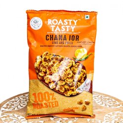 【15個セット】ライムとチリのひよこ豆スナック ロースト チャナ ジョー Roasted Chana Jor Lime&Chilli【ROASTY TASTY】(SET-AG-FD-SNK-339)