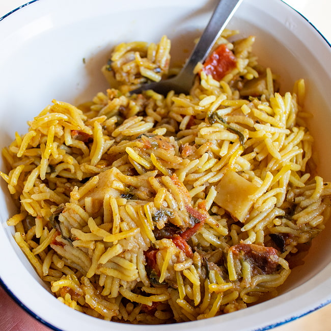 【12個セット】マサラ ベジタブル ビリヤニ - 野菜とパキスタン米(長粒米)のピラフ - Masala Veg Biryani  【Freshmate】 7 - 温めるだけで美味しいビリヤニです！