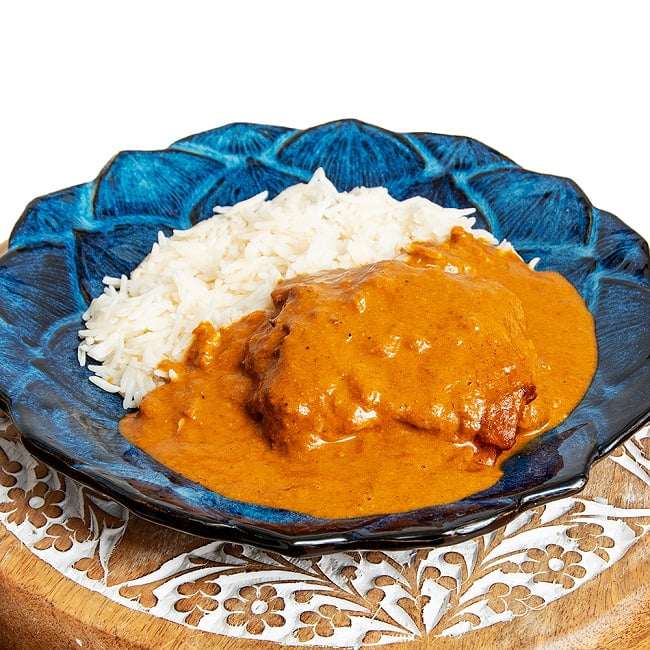 【送料無料・20個セット】地球の歩き方監修のカレー　チキンティッカマサラ 5 - ごろりとお肉が入っています。