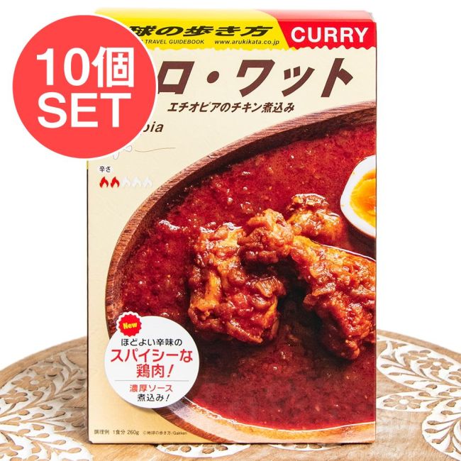 【10個セット】地球の歩き方監修のカレー エチオピアの ドロワットの写真