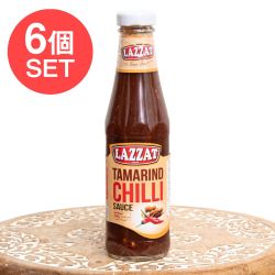 【6個セット】甘酸っぱいタマリンドチリソース - Tamarind Chilli Sauce 300g - 【LAZZAT】 - メイン