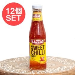 【ケース販売・12個セット】甘辛スイートチリソース - Sweet Chilli Sauce 380g - 【LAZZAT】
