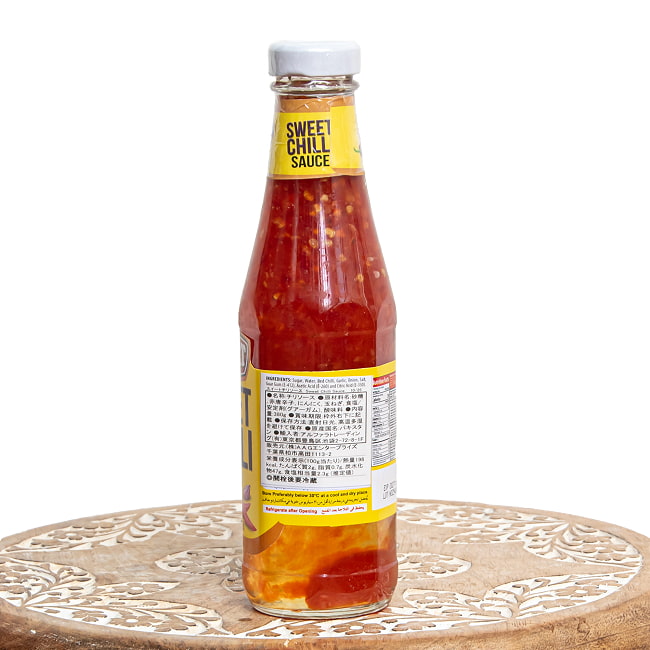 【3個セット】甘辛スイートチリソース - Sweet Chilli Sauce 380g - 【LAZZAT】 3 - 裏面です。