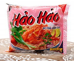 【5個セット】さわやかな酸味の旨辛えびだし味 インスタント麺 - Hao Hao Tom Chua Cay - サブ2