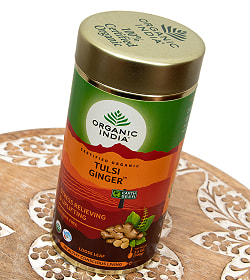 【送料無料・12個セット】トゥルシーティ　 ジンジャー TULSI GINGER(100g) 【Organic India】 - サブ3