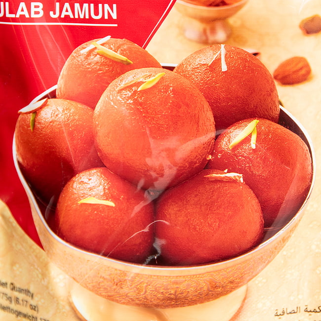 【6個セット】インドお菓子  グラブジャムンの素 -Gulab Jamun Instant Mix 175g【GRB】 3 - 調理例