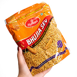 【10個セット】インドのお菓子 ひよこ豆粉で作ったヌードルスナック - ブジア セヴ - Bhujia Sev - サブ4