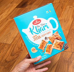 【6個セット】クミン味 カリ パイ(200g) - Tea Time Khari WHOLE JEERA CRISPY PUFFS - チャイと一緒に食べるスパイス味のパイ - サブ4